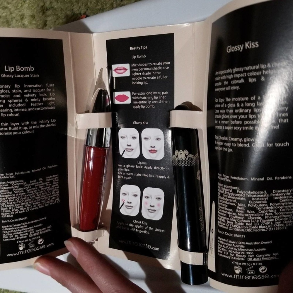 Mirenesse Glossy Kiss Starlet Duo Stain & Gloss